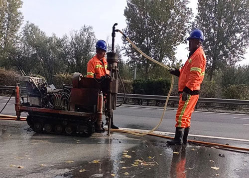南充高速公路下沉注浆加固